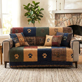 Quilted Sofa Cover in Country Style