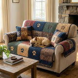Quilted Sofa Cover Elegance Country
