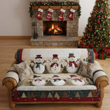 Quilted Sofa Cover Friends of the Snow – for Living Room