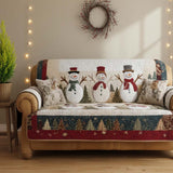 Quilted Sofa Cover Friends of the Snow – Soft to the Touch