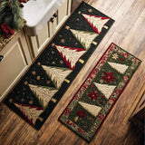Winter Non-Slip Kitchen Mat with Snowy Tree NCU0TD1724