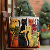 Snuggle Whiskers Tote Bag