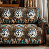 Quilted Sofa Cover Wild Harmony – Non-Slip