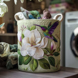 Quilted Laundry Basket — Hummingbird Flight