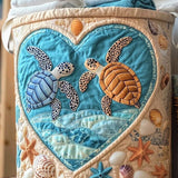 Sea Turtle Quilted Laundry Basket