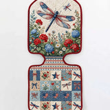 Independence Day Dragonfly Quilted Car Seat Protector