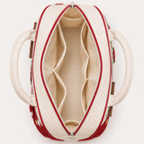 Heart-Shaped Camper Van Quilted Duffle Bag