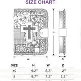Heart And Cross Quilted Bible Wrap