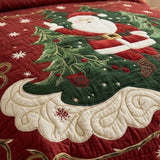 Santa Workshop Wonder 3-Piece Quilted Bedding Set