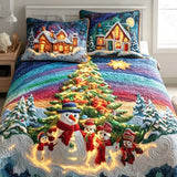 Crystal Morning 3-Piece Quilted Bedding Set