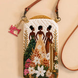 Soulbound Roots Quilted Slim Phone Crossbody Bag