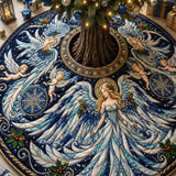 Christmas Angel Quilted Tree Skirt