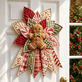 Quilted Gingerbread Man Christmas Door Hanger DIY Sewing Kit