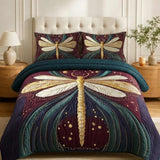 Dragonfly Dreams 3-Piece Quilted Bedding Set