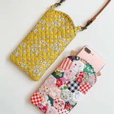 Cute Sheep Quilted Slim Phone Crossbody Bag