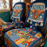 Hippie Van Quilted Car Seat Protector