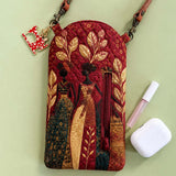Soulbound Roots Quilted Slim Phone Crossbody Bag