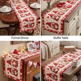 Valentine Gnome Friends Quilted Table Runner