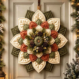 Quilted Floral Christmas Door Hanger Sewing Kit