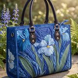Iris Quilted Leather Strap Bible Handbag