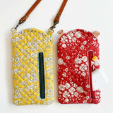 Hippie Van Quilted Slim Phone Crossbody Bag