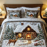 Cozy Cabin 3‑Piece Quilted Bedding Set