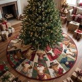 Western Party Quilted Tree Skirt