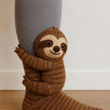 Funny Animal Theme Socks, Colorful Cartoon Print Cotton Socks, Casual Novelty Socks for Gift Party